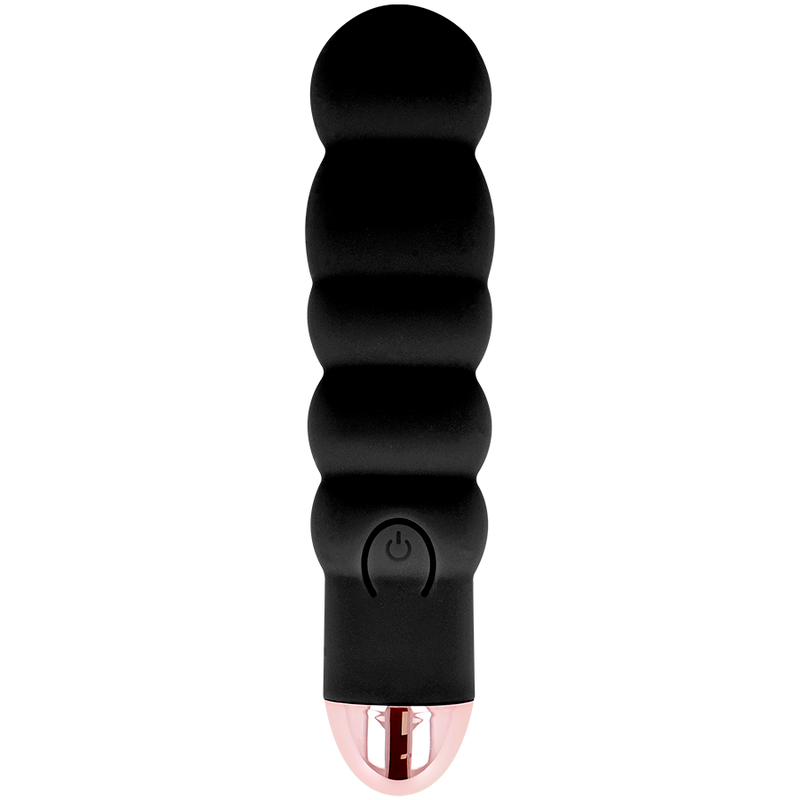 DOLCE VITA - RECHARGEABLE VIBRATOR SIX BLACK 7 SPEED