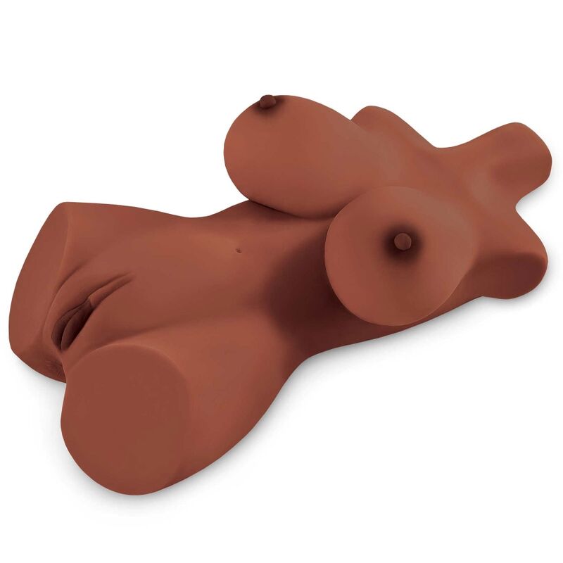 PDX PLUS - TORSO PERFECT 10 MARRONE - PDX PLUS+ | Lingerie Harness Boutique
