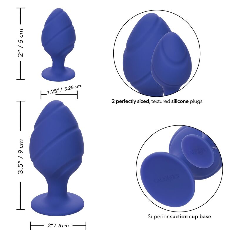 CALEXOTICS - BUTTPLUG CHEEKY VIOLA - CALEXOTICS | Lingerie Harness Boutique
