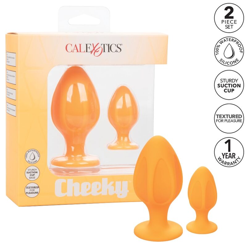 CALEXOTICS - BUTTPLUG CHEEKY ARANCIONE