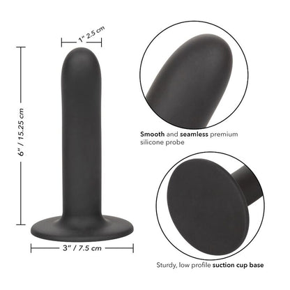 CALEXOTICS - BOUNDLESS DILDO 15.25 CM COMPATIBLE WITH SMOOTH HARNESS