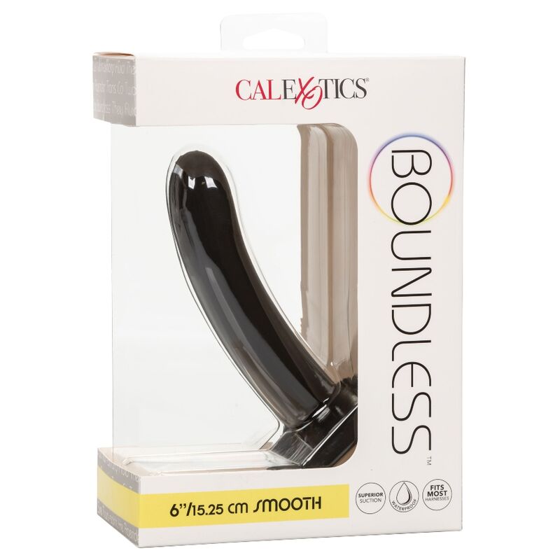 CALEXOTICS - BOUNDLESS DILDO 15.25 CM COMPATIBLE WITH SMOOTH HARNESS