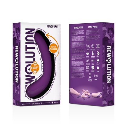 REWOLUTION - VIBRATORE FLESSIBILE RICARICABILE REWOCURVY - REWOLUTION | Lingerie Harness Boutique
