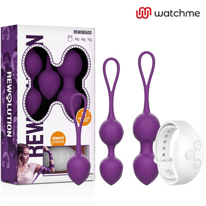 REWOLUTION - REWOBEADS SFERE VIBRANTI TELECOMANDO CON TECNOLOGIA WATCHME - REWOLUTION | Lingerie Harness Boutique