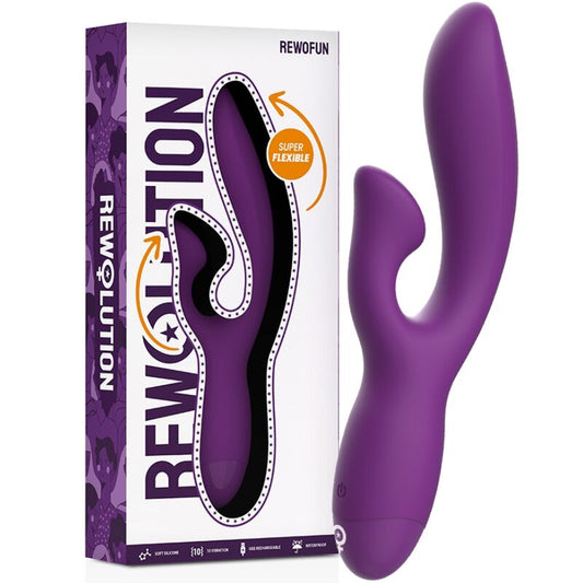 REWOLUTION - REWOFUN VIBRATORE FLESSIBILE CON CONIGLIO - REWOLUTION | Lingerie Harness Boutique