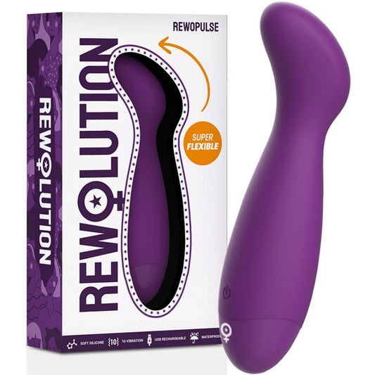 REWOLUTION - REWOPULSE VIBRATORE FLESSIBILE STIMOLATORE DEL PUNTO G - REWOLUTION | Lingerie Harness Boutique