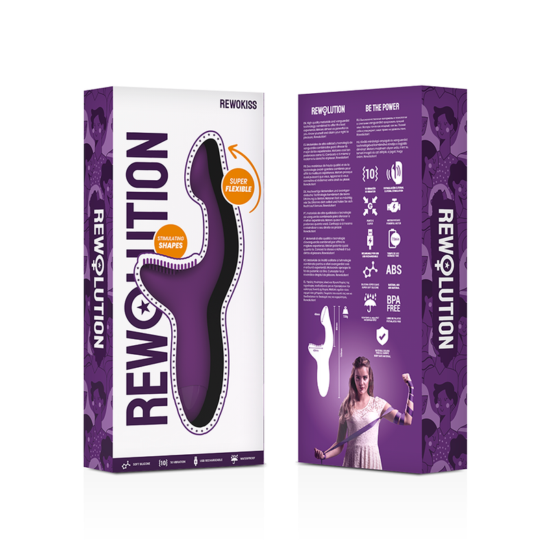 REWOLUTION - REWOKISS VIBRATORE PUNTO PER STIMOLATORE - REWOLUTION | Lingerie Harness Boutique