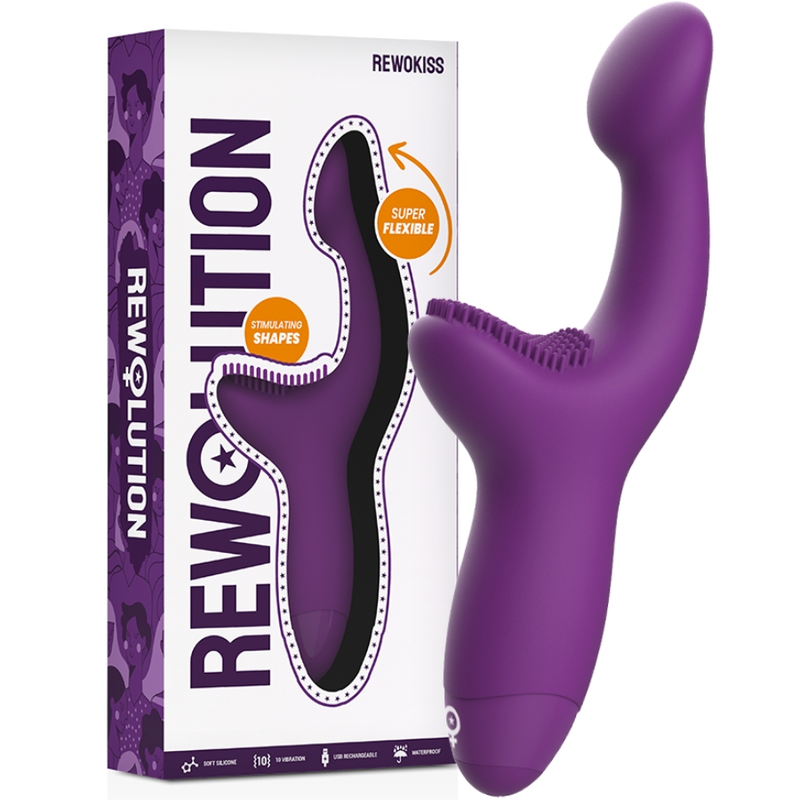 REWOLUTION - REWOKISS VIBRATORE PUNTO PER STIMOLATORE - REWOLUTION | Lingerie Harness Boutique