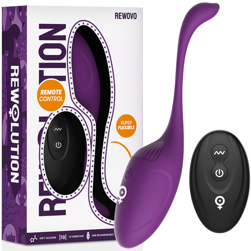 REWOLUTION - REWOVO VIBRATORE UOVO TELECOMANDO - REWOLUTION | Lingerie Harness Boutique