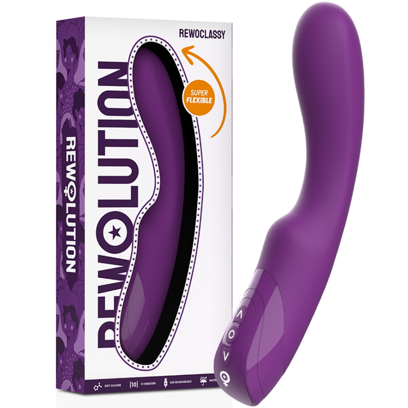 REWOLUTION - REWOCLASSY VIBRATORE FLESSIBILE - REWOLUTION | Lingerie Harness Boutique