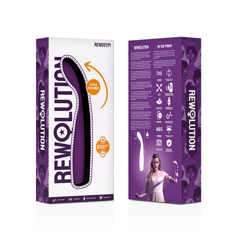 REWOLUTION - VIBRATORE FLESSIBILE REWOSTIM - REWOLUTION | Lingerie Harness Boutique