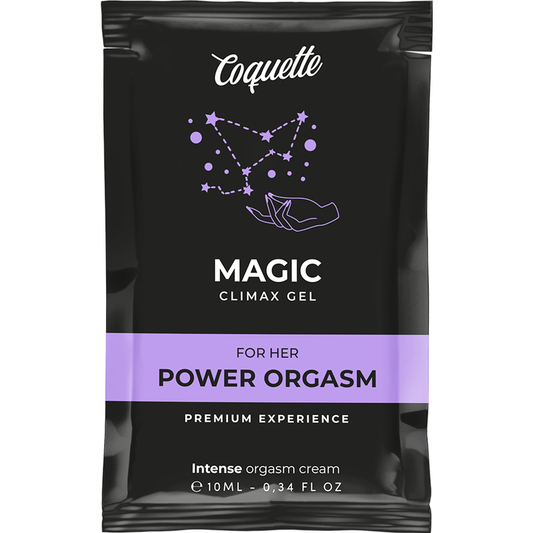 COQUETTE CHIC DESIRE - POCKET MAGIC CLIMAX GEL PER LEI GEL PER IL MIGLIORAMENTO DELLORGASMO 10 ML - COQUETTE COSMETICS | Lingerie Harness Boutique