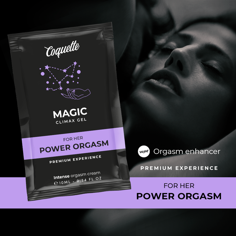 COQUETTE CHIC DESIRE - POCKET MAGIC CLIMAX GEL PER LEI GEL PER IL MIGLIORAMENTO DELLORGASMO 10 ML - COQUETTE COSMETICS | Lingerie Harness Boutique