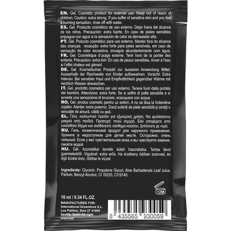 COQUETTE CHIC DESIRE - POCKET CHRONOS GEL RITARDANTE RITARDANTE PER LUI 10 ML - COQUETTE COSMETICS | Lingerie Harness Boutique