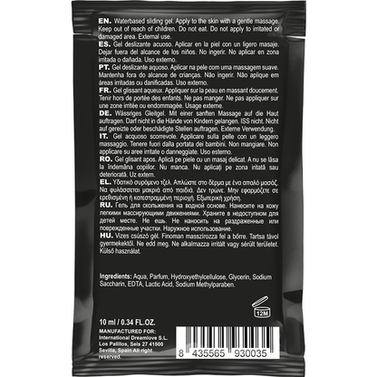 COQUETTE CHIC DESIRE - LUBRIFICANTE KISSABLE A BASE ACQUA DI FRAGOLA POCKET 10 ML - COQUETTE COSMETICS | Lingerie Harness Boutique