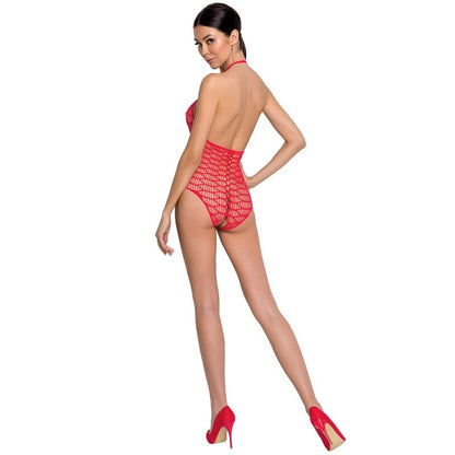 PASSION - WOMAN BS087 BODYSTOCKING ROSSO TAGLIA UNICA - PASSION WOMAN | Lingerie Harness Boutique