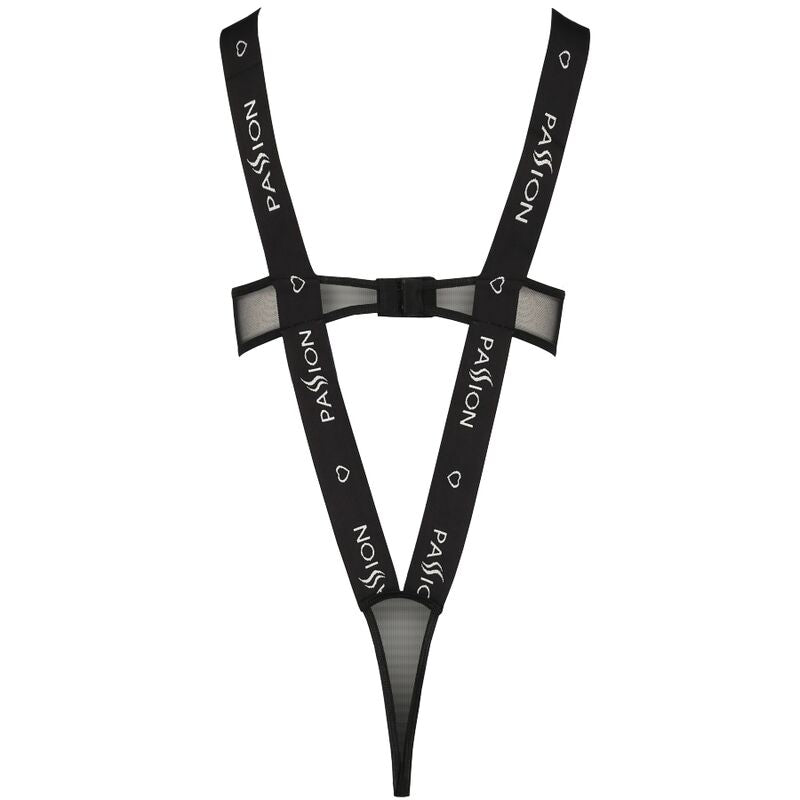 PASSION - KYOKA TEDDY NERO L/XL - PASSION WOMAN TEDDIES | Lingerie Harness Boutique