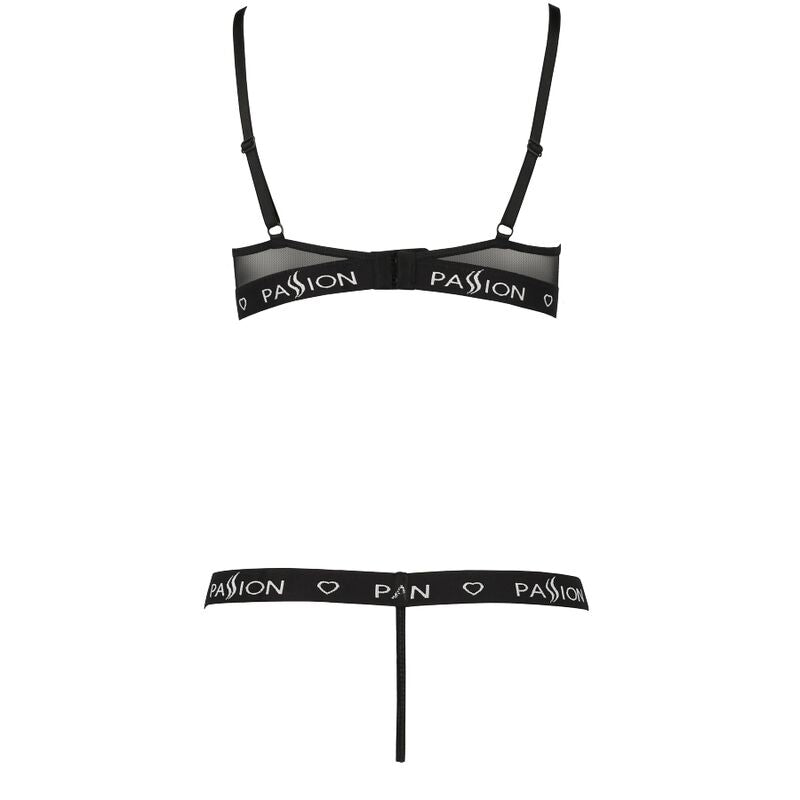 PASSION - KYOKA SET DUE PEZZI NERO L/XL - PASSION WOMAN SETS | Lingerie Harness Boutique