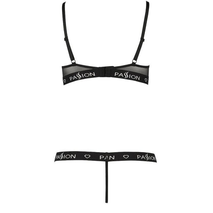 PASSION - KYOKA SET DUE PEZZI NERO L/XL - PASSION WOMAN SETS | Lingerie Harness Boutique