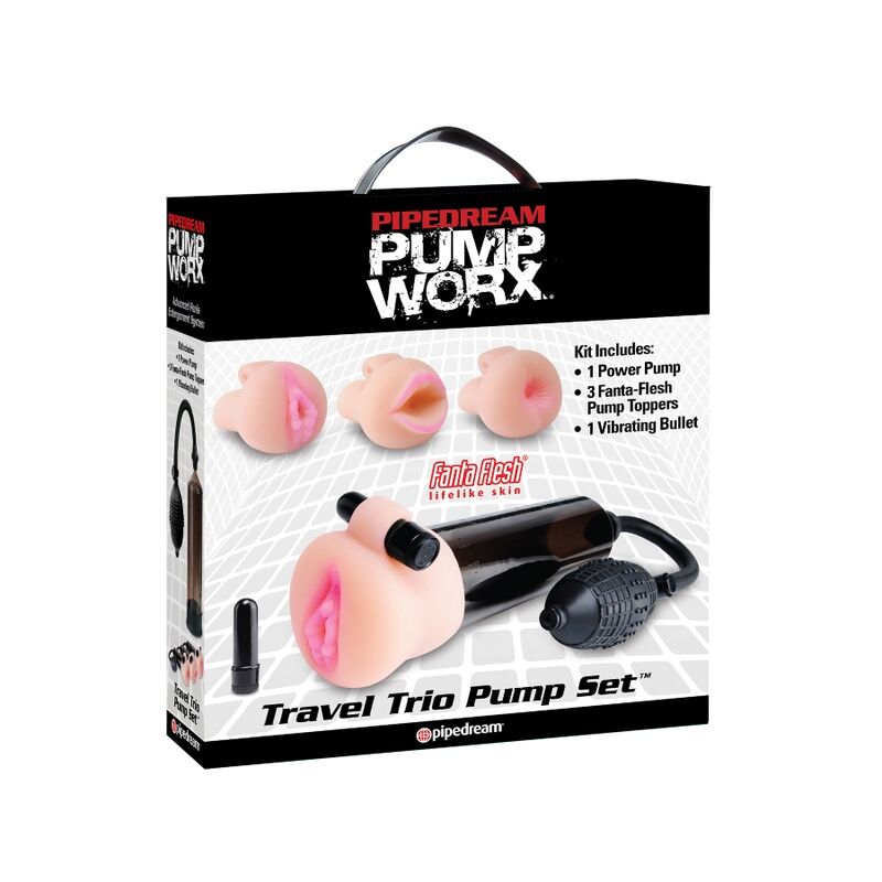 PUMP WORX - POMPA DI ASPIRAZIONE CON MASTURBATORE - PUMP WORX | Lingerie Harness Boutique