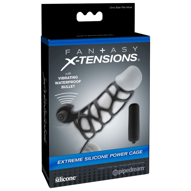 FANTASY X- TENSIONS - POWER CAGE IN SILICONE ESTREMO - FANTASY X-TENSIONS | Lingerie Harness Boutique