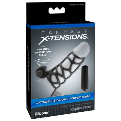 FANTASY X- TENSIONS - POWER CAGE IN SILICONE ESTREMO - FANTASY X-TENSIONS | Lingerie Harness Boutique