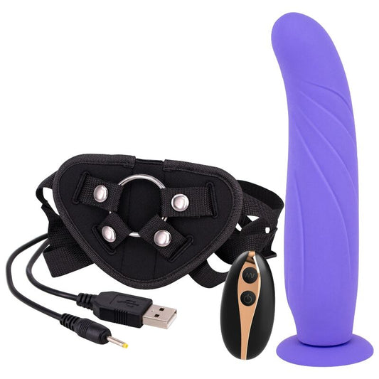 SEVEN CREATIONS - STRAP ON HARNESS WITH 24 CM DILDO