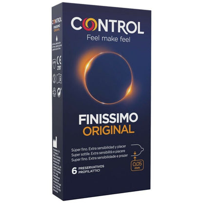 CONTROL - FINISSIMO ORIGINALE 6 UNITÀ - CONTROL CONDOMS | Lingerie Harness Boutique
