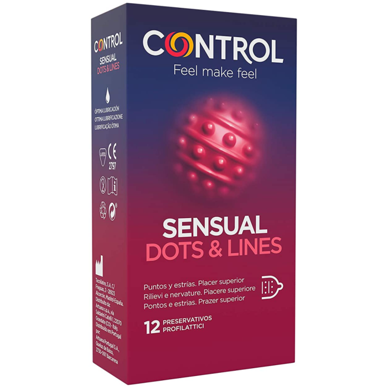 CONTROL - SENSUAL POINTS AND LINES POINTS AND STRETCH MARKS 12 UNITS