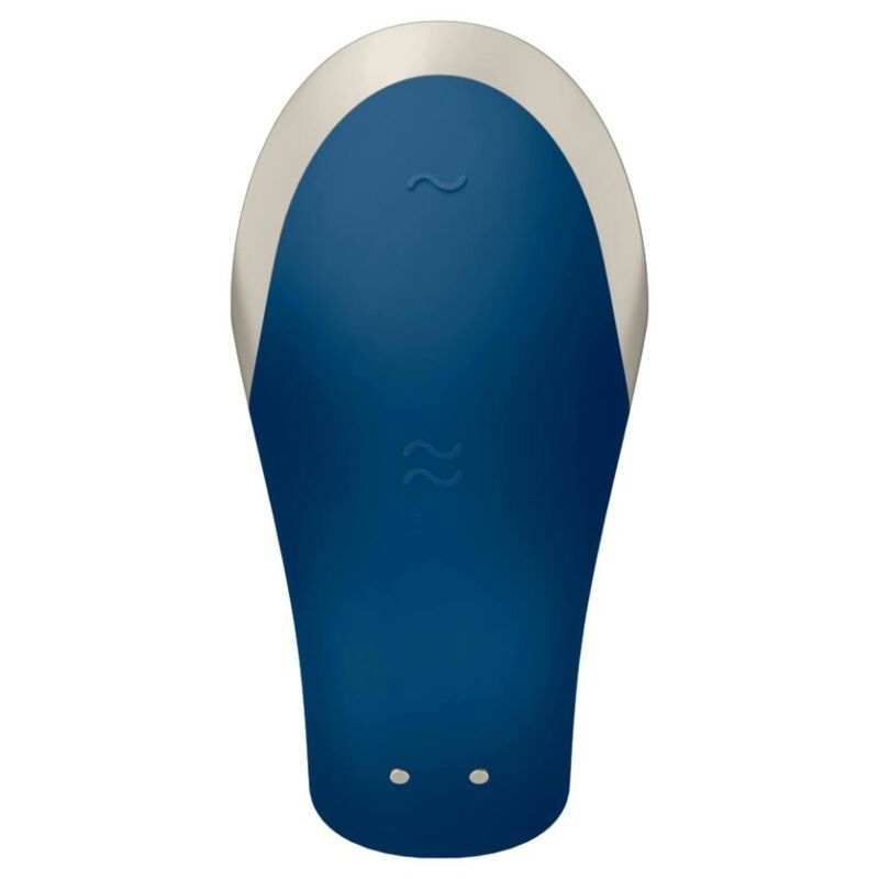 SATISFYER - VIBRATORE DOUBLE LOVE PARTNER DI LUSSO BLU - SATISFYER PARTNER | Lingerie Harness Boutique