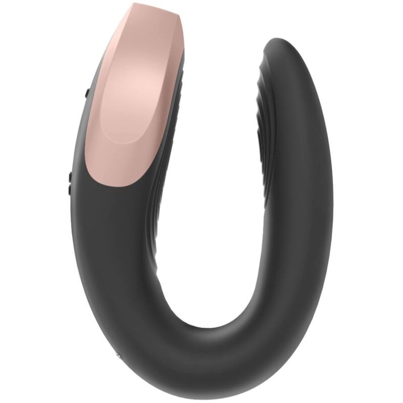 SATISFYER - VIBRATORE DOUBLE LOVE PARTNER DI LUSSO NERO - SATISFYER PARTNER | Lingerie Harness Boutique