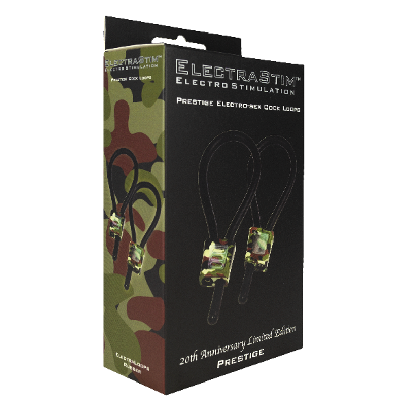 ELECTRASTIM - PRESTIGE ELECTRALOOPS CAMOUFLAGE ADJUSTABLE COCK RINGS