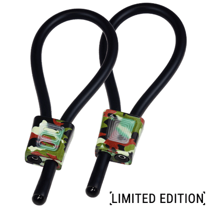 ELECTRASTIM - PRESTIGE ELECTRALOOPS CAMOUFLAGE ADJUSTABLE COCK RINGS