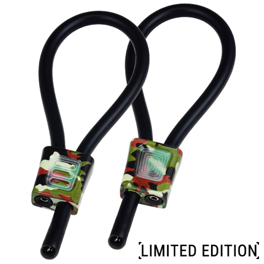 ELECTRASTIM - PRESTIGE ELECTRALOOPS CAMOUFLAGE ADJUSTABLE COCK RINGS