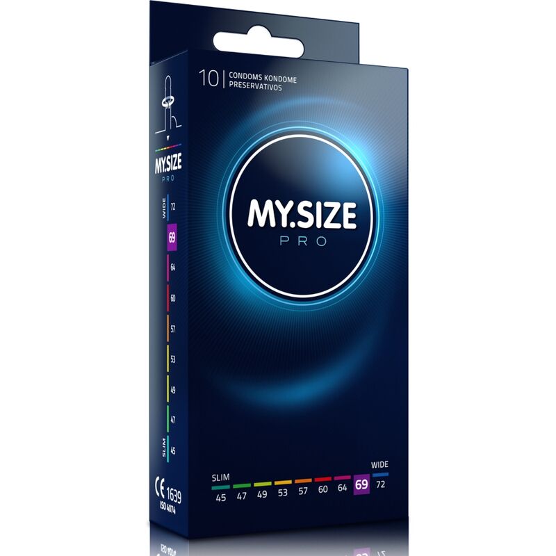 MY SIZE - PRO PRESERVATIVI 69 MM 10 UNIT - MY SIZE PRO | Lingerie Harness Boutique