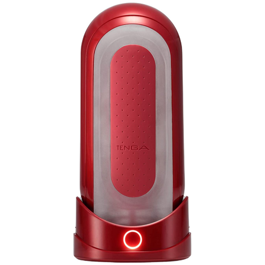 TENGA - FLIP 0 ZERO ROSSO CON RISCALDATORE - TENGA | Lingerie Harness Boutique