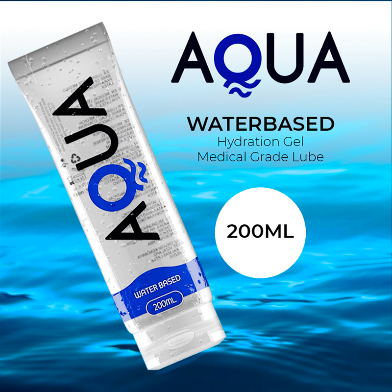 AQUA QUALITY - LUBRIFICANTE A BASE ACQUA 200 ML - AQUA QUALITY | Lingerie Harness Boutique
