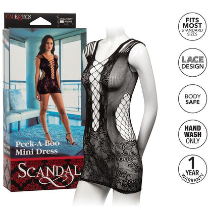 CALEXOTICS - MINI ABITO PEEK-A-BOO TAGLIA UNICA - CALEXOTICS | Lingerie Harness Boutique