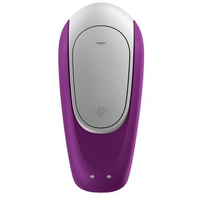 SATISFYER - VIBRATORE DOPPIO PARTNER DIVERTENTE VIOLA - SATISFYER CONNECT | Lingerie Harness Boutique