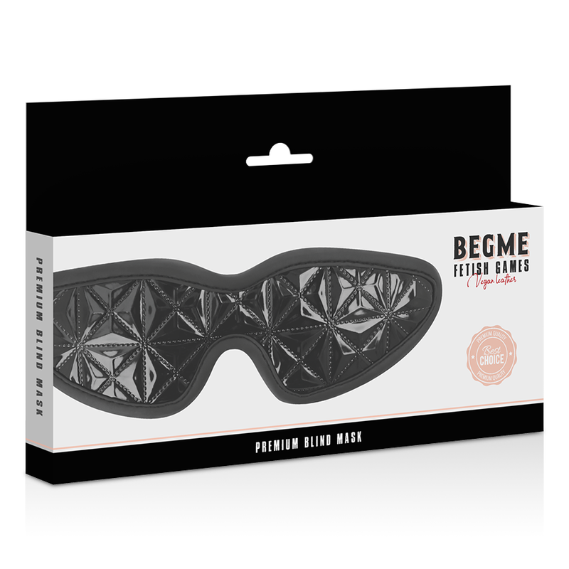 BEGME - BLACK EDITION PREMIUM MASCHERA DA CIECO - BEGME BLACK EDITION | Lingerie Harness Boutique