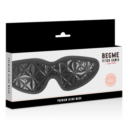 BEGME - BLACK EDITION PREMIUM MASCHERA DA CIECO - BEGME BLACK EDITION | Lingerie Harness Boutique