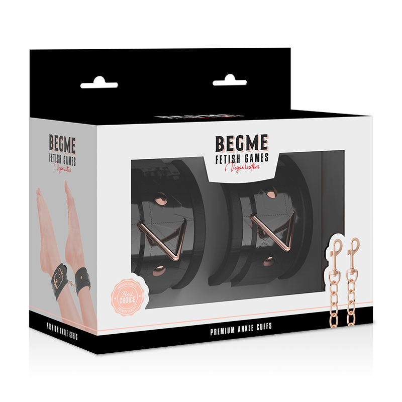 BEGME - BLACK EDITION POLSINI ALLA CAVIGLIA - BEGME BLACK EDITION | Lingerie Harness Boutique