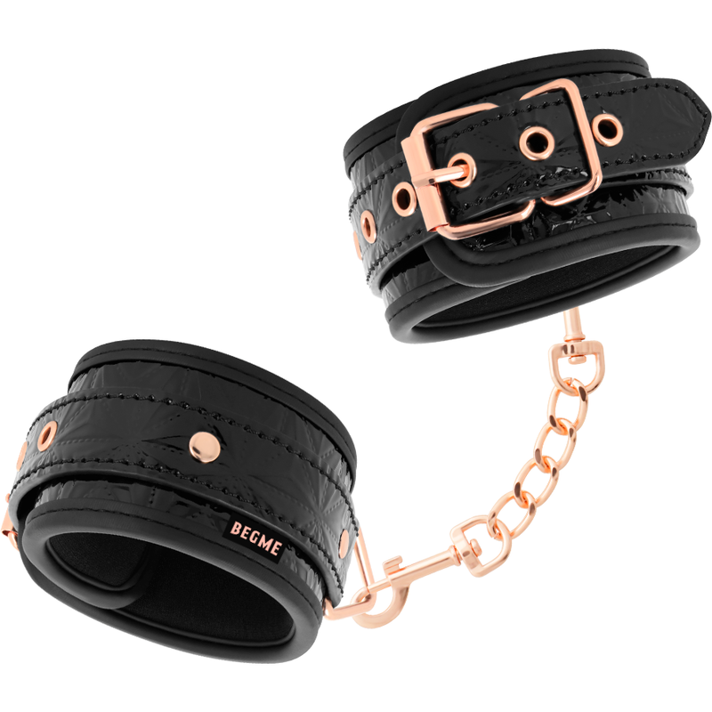 BEGME - BLACK EDITION POLSINI ALLA CAVIGLIA - BEGME BLACK EDITION | Lingerie Harness Boutique
