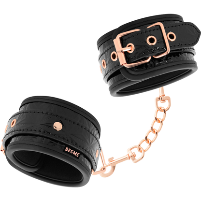 BEGME - BLACK EDITION POLSINI ALLA CAVIGLIA - BEGME BLACK EDITION | Lingerie Harness Boutique