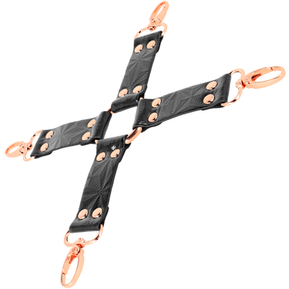 BEGME - BLACK EDITION HOG TIE IN PELLE VEGAN - BEGME BLACK EDITION | Lingerie Harness Boutique