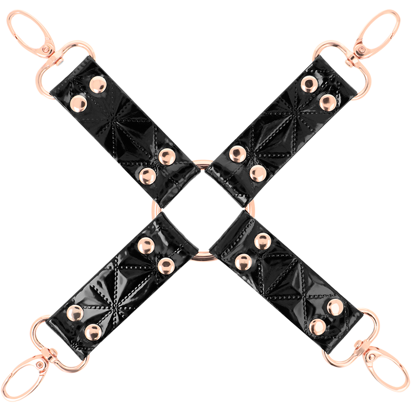 BEGME - BLACK EDITION HOG TIE IN PELLE VEGAN - BEGME BLACK EDITION | Lingerie Harness Boutique