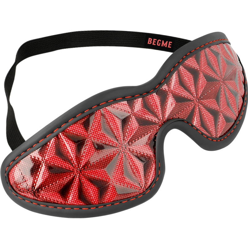 BEGME - MASCHERA CIECA PREMIUM RED EDITION CON FODERA IN NEOPRENE - BEGME RED EDITION | Lingerie Harness Boutique