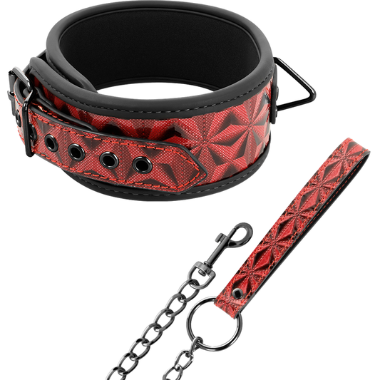 BEGME - COLLARE IN PELLE VEGANA PREMIUM RED EDITION CON FODERA IN NEOPRENE - BEGME RED EDITION | Lingerie Harness Boutique