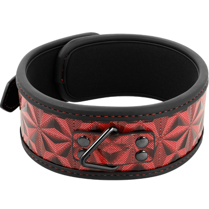 BEGME - COLLARE IN PELLE VEGANA PREMIUM RED EDITION CON FODERA IN NEOPRENE - BEGME RED EDITION | Lingerie Harness Boutique