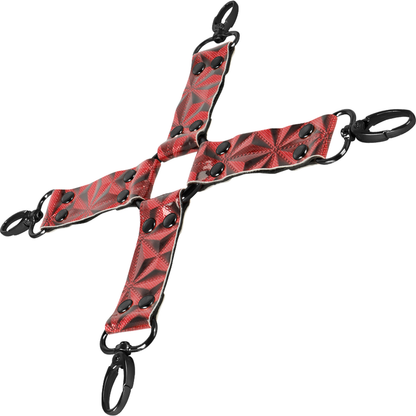 BEGME - CRAVATTA DI MAIALE IN PELLE VEGANA PREMIUM EDIZIONE ROSSA - BEGME RED EDITION | Lingerie Harness Boutique